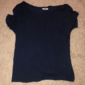 Navy blue shirt